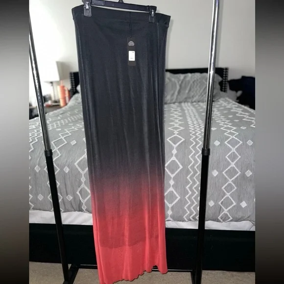 New Ombre Maxi Skirt Size 1X - Picture 5 of 6